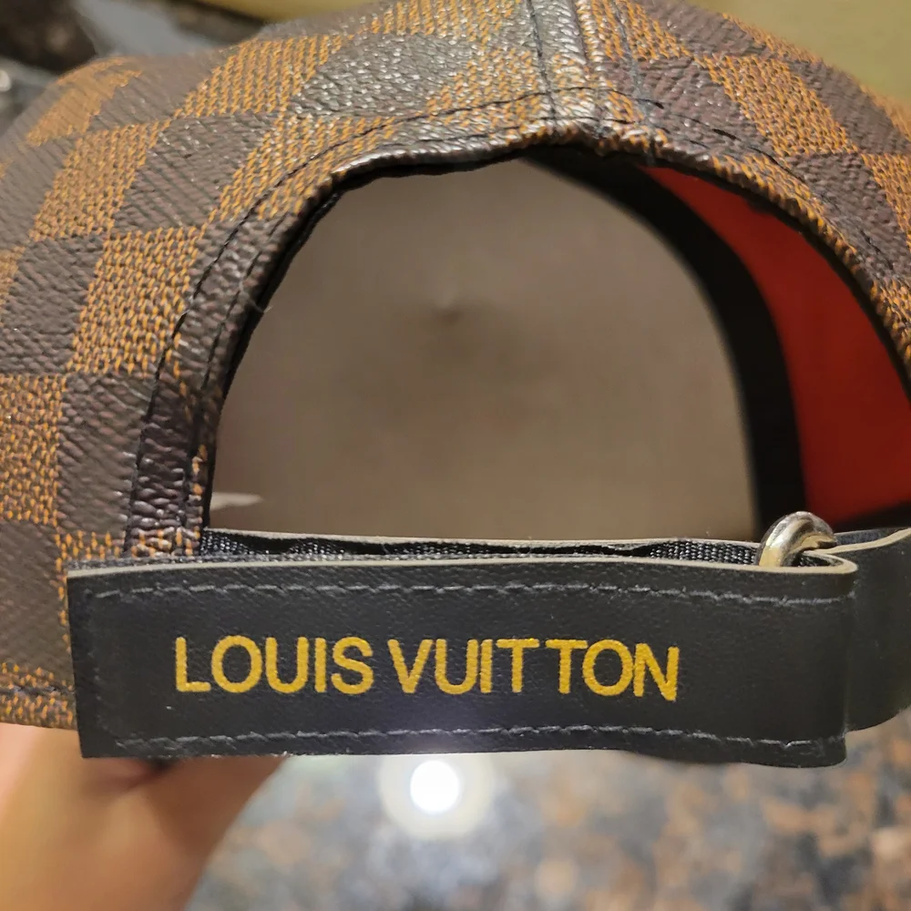 Louis Vuitton Brown Checkered Cap - Picture 11 of 12